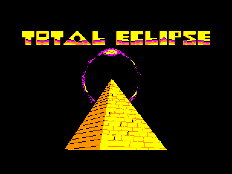 screenshot of the Amstrad CPC game Total Eclipse