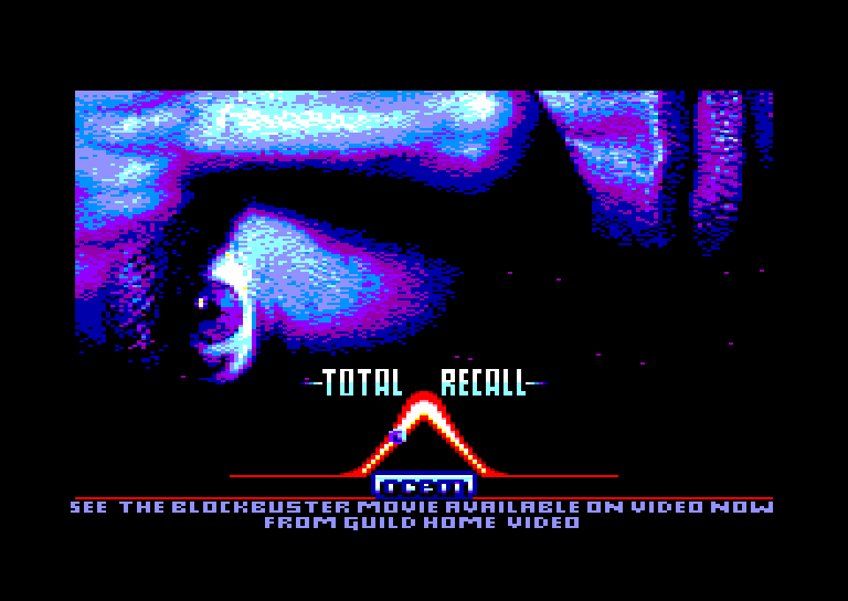 screenshot of the Amstrad CPC game Total Recall