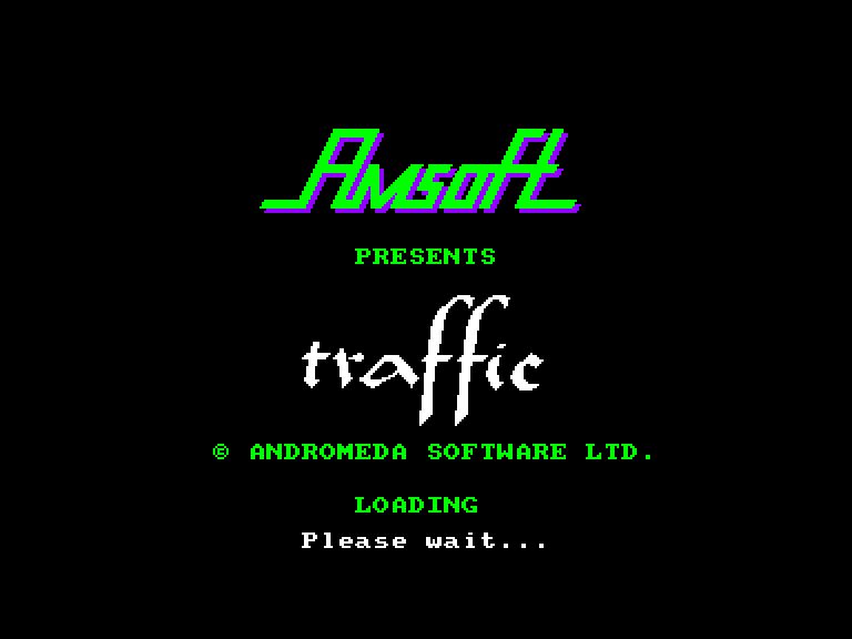 screenshot du jeu Amstrad CPC Air Traffic Control