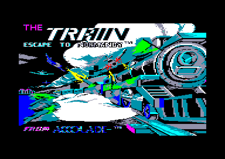screenshot du jeu Amstrad CPC Train (the)