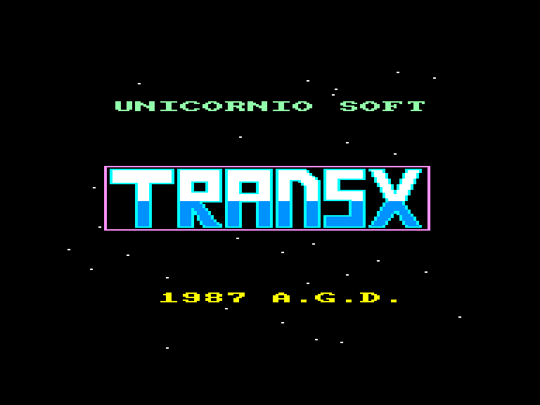 screenshot du jeu Amstrad CPC Transx