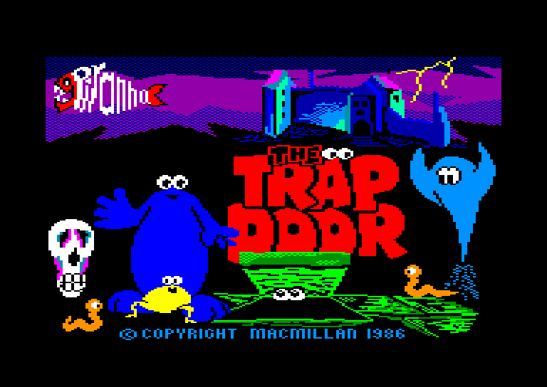 screenshot of the Amstrad CPC game Trap Door (the)