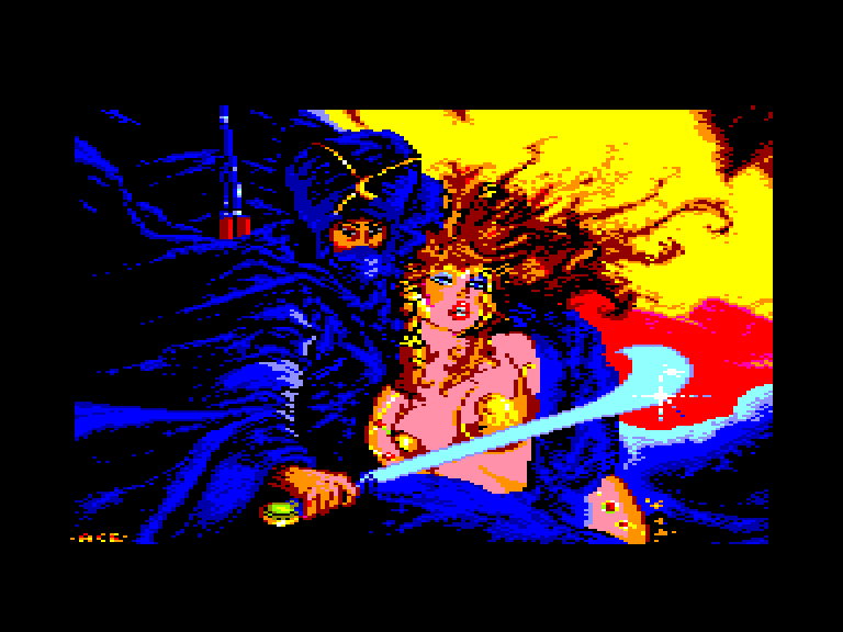 screenshot of the Amstrad CPC game Tuareg