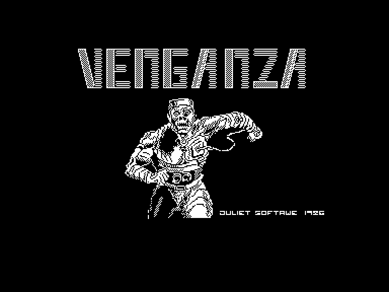 screenshot of the Amstrad CPC game Venganza (la)