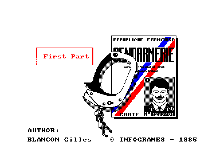 screenshot of the Amstrad CPC game Vera Cruz