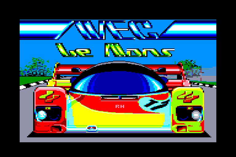 screenshot du jeu Amstrad CPC Wec Le Mans