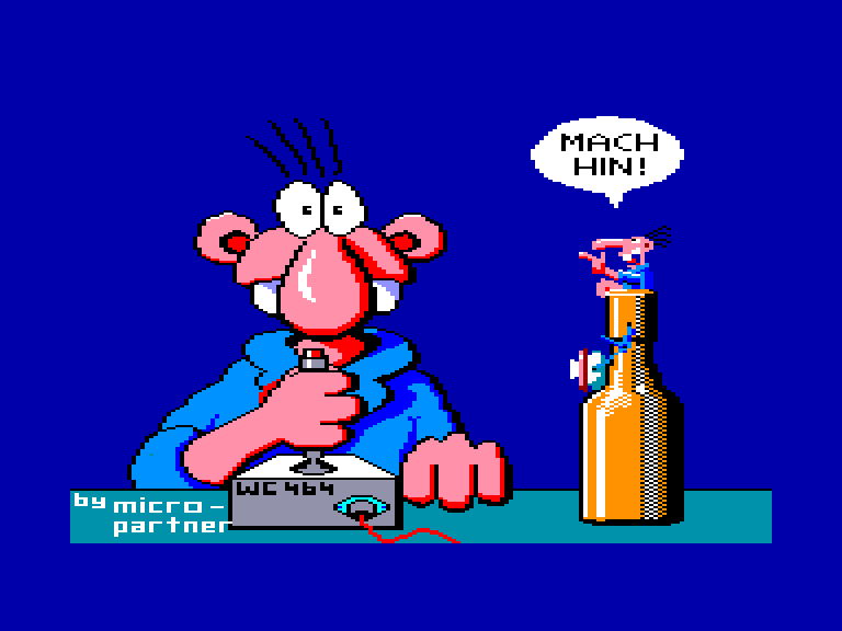 screenshot of the Amstrad CPC game Werner