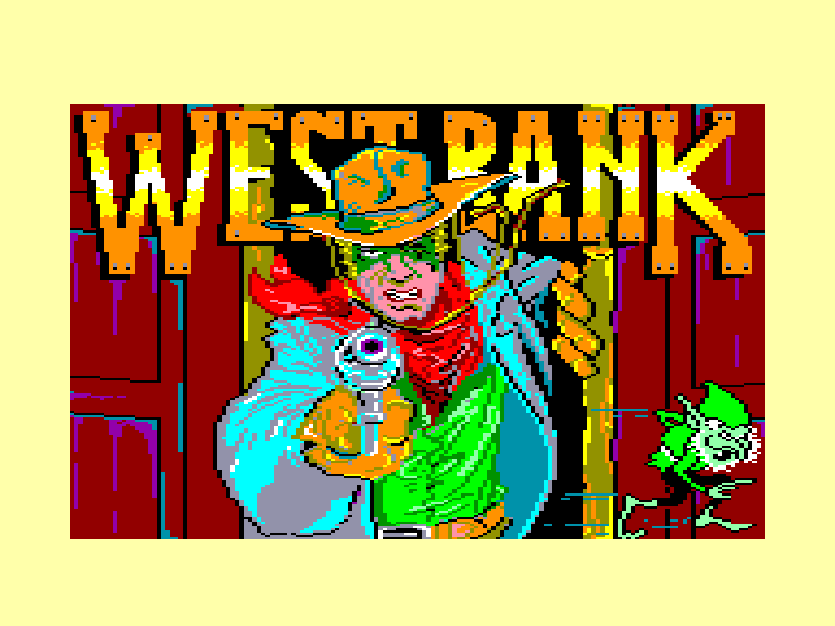 screenshot du jeu Amstrad CPC West Bank