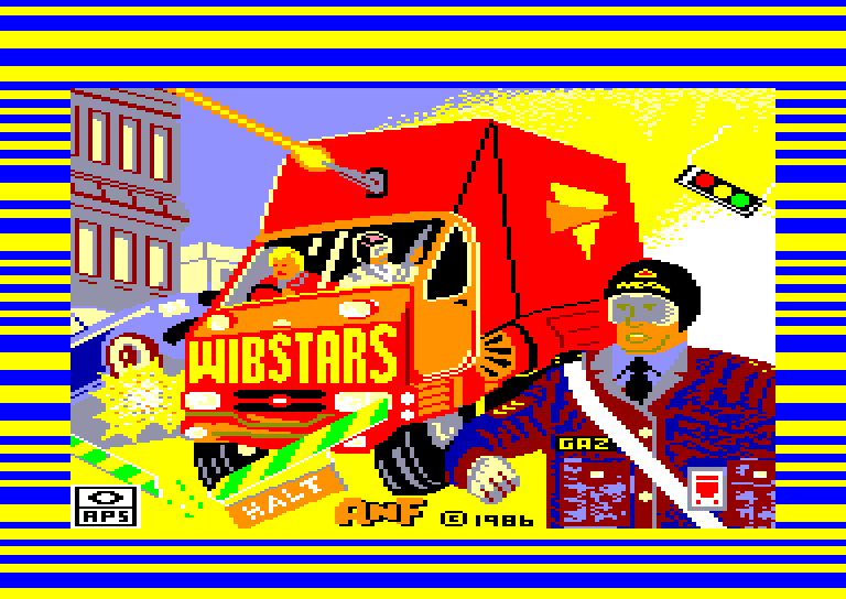 screenshot du jeu Amstrad CPC Wibstars