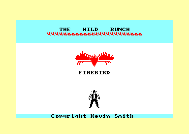 screenshot of the Amstrad CPC game Wild bunch (the)