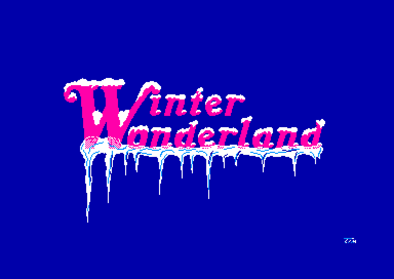 screenshot du jeu Amstrad CPC Winter Wonderland
