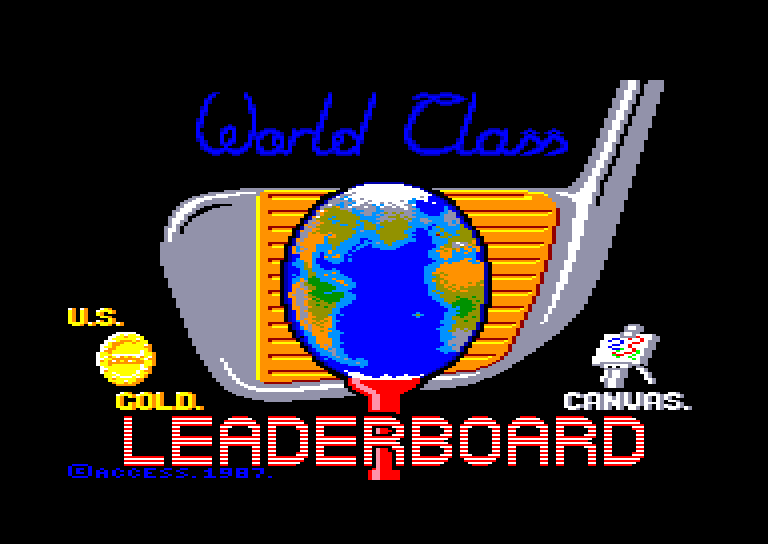 screenshot of the Amstrad CPC game World Class Leaderboard