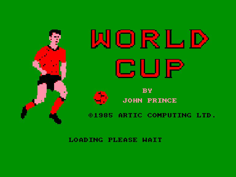 screenshot du jeu Amstrad CPC World Cup