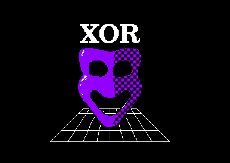 screenshot du jeu Amstrad CPC Xor