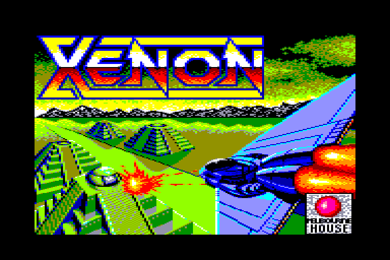 screenshot of the Amstrad CPC game Xenon