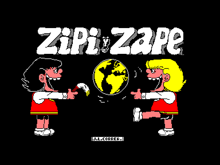 screenshot du jeu Amstrad CPC Zipi y zape