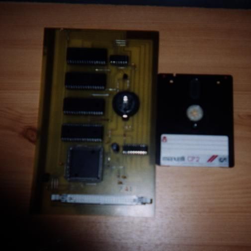 the memcard, a memory extension compatible with Dktronics