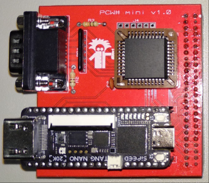 thePCW Mini, an expansion card for the Amstrad PCW